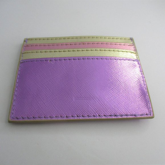 Urban Outfitters Purple & Gold Metallic Card Case NEW - Picture 7 of 9